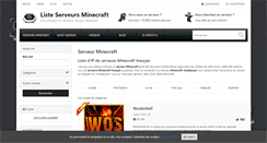 Desktop Screenshot of liste-serveurs-minecraft.org